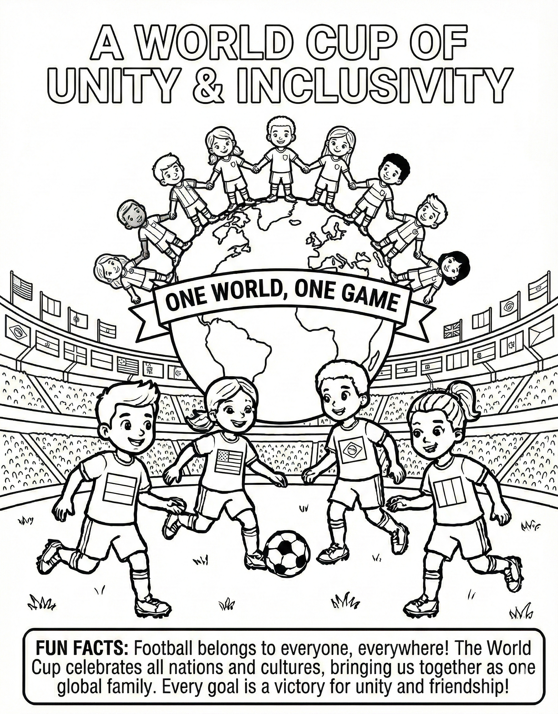 Mini Global Soccer: Color, Learn & Play